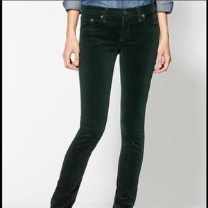 Rag and bone corduroy in dark olive